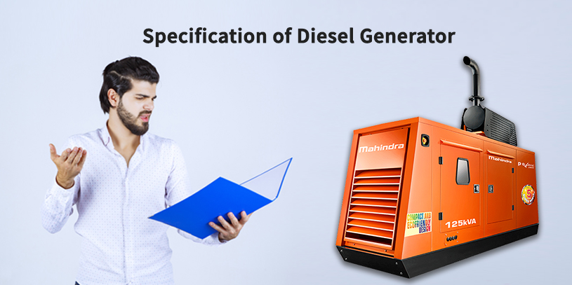 specification of diesel generator