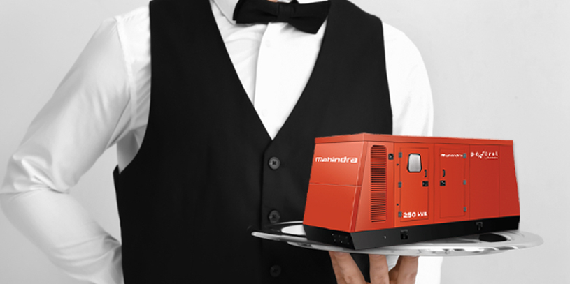 Mahindra diesel generators for hotels