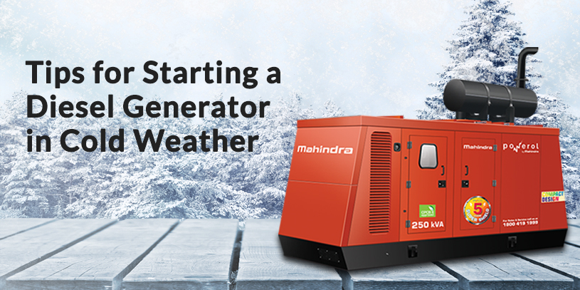 Tips for Starting a Diesel Generator in Cold Weather