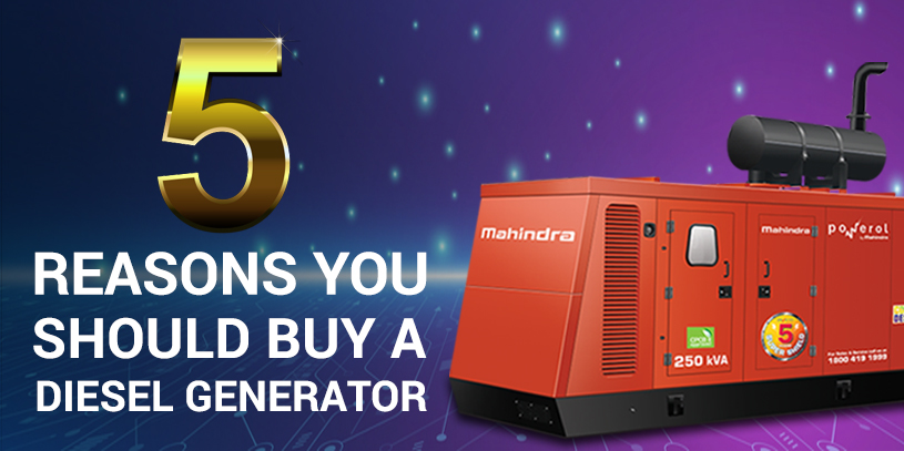 5 Reasons You Should Buy a Diesel Generator